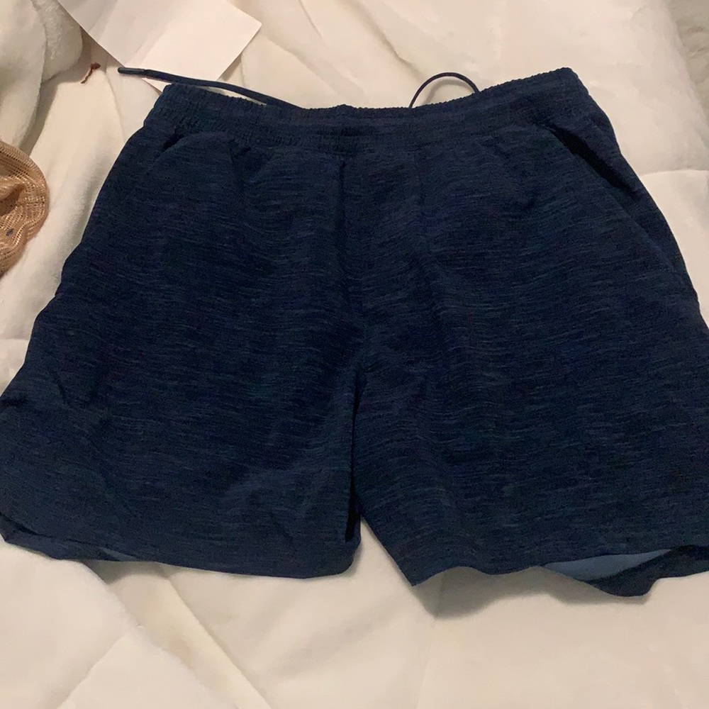 Lululemon navy 5” shorts